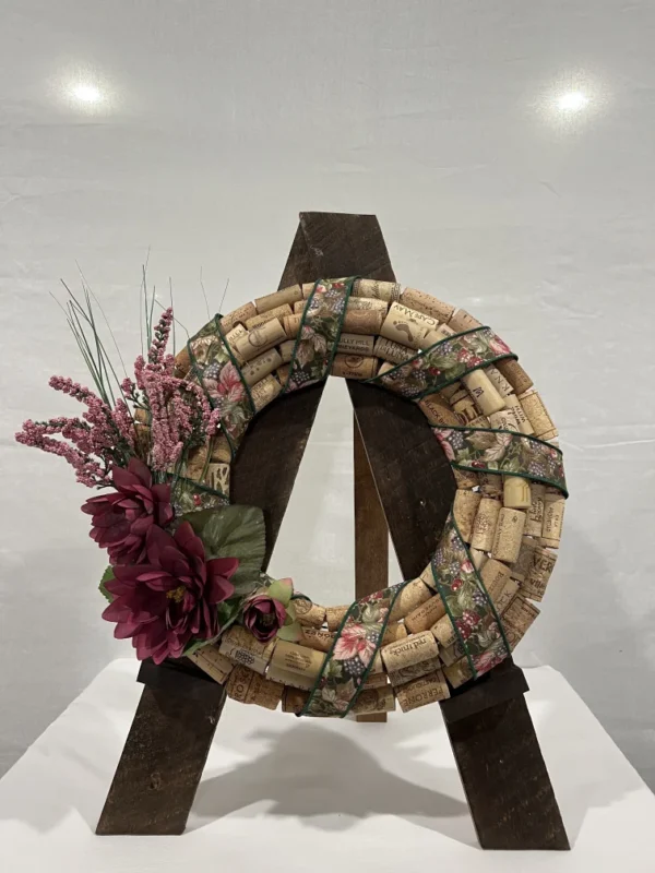 Big Cork Christmas Wreath