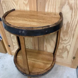 Half Barrel Table