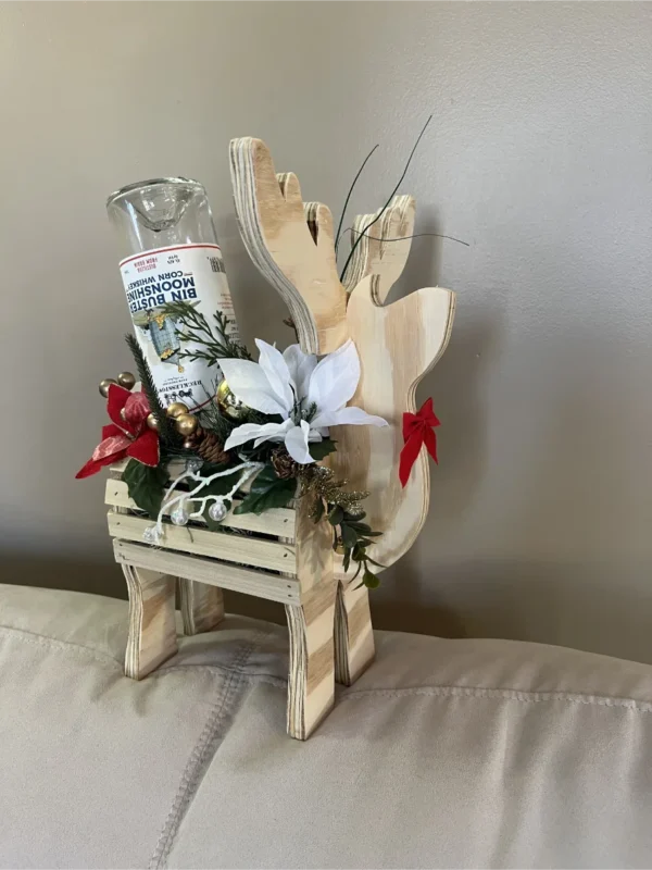 Christmas Reindeer Wine Bottle Holder